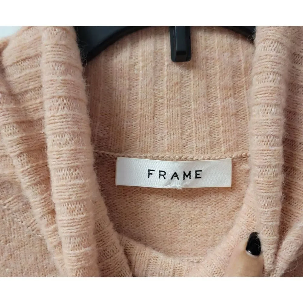 Frame Dusty Pink Alpaca Wool Sweater L